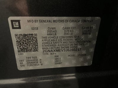 2018 Chevrolet Equinox Premier