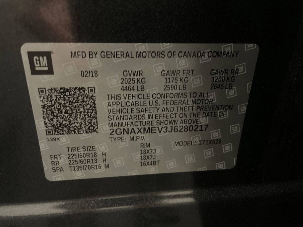2018 Chevrolet Equinox Premier