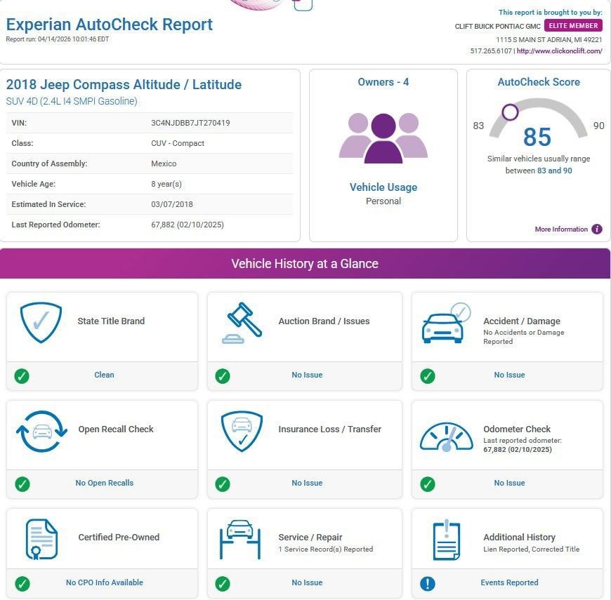 2018 Jeep Compass Latitude