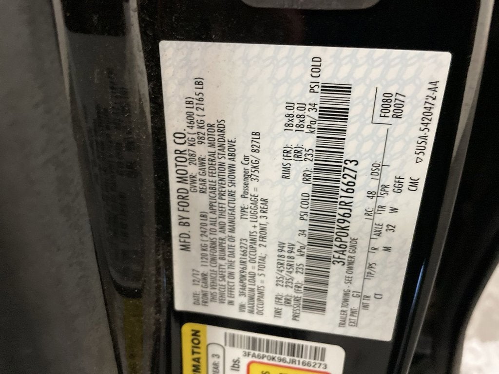 2018 Ford Fusion Titanium