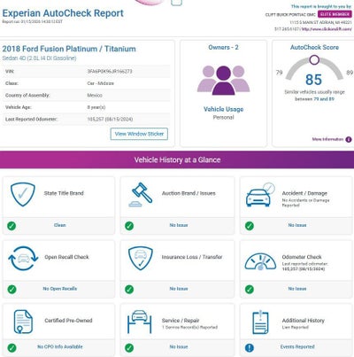 2018 Ford Fusion Titanium