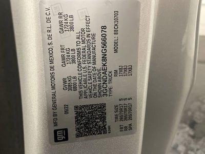 2022 Chevrolet Silverado 1500 WT