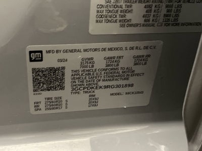 2024 Chevrolet Silverado 1500 LT (2FL)
