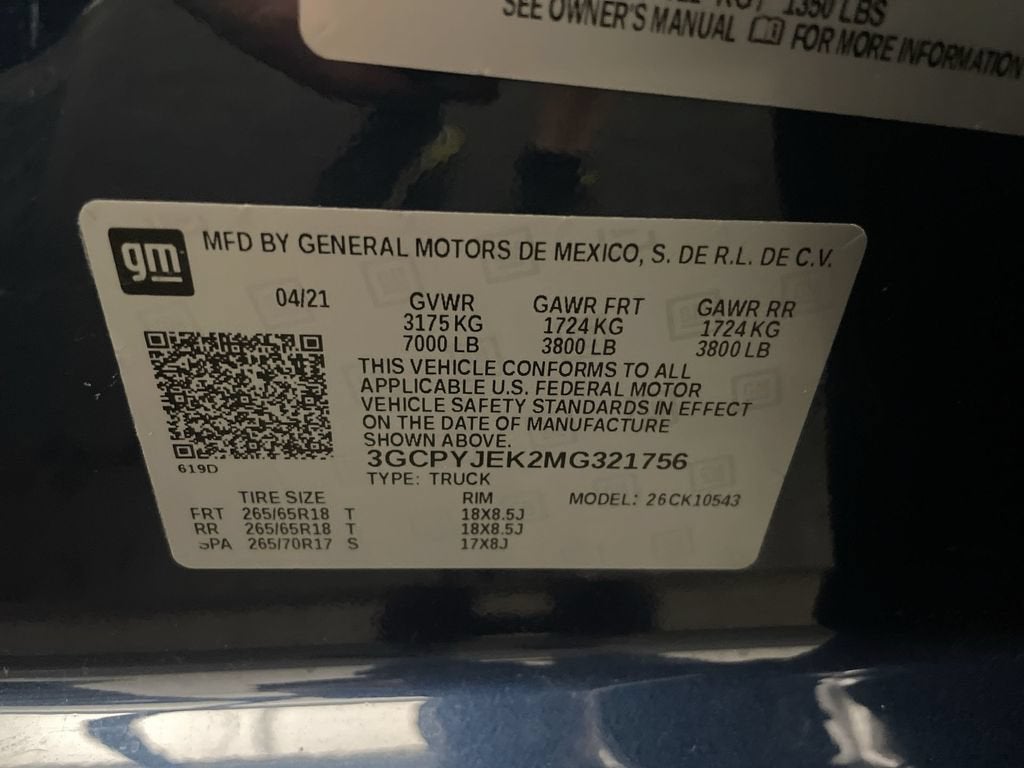2021 Chevrolet Silverado 1500 LT