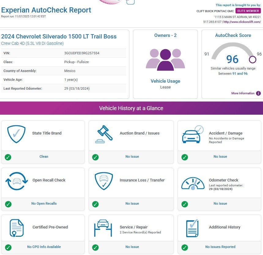 2024 Chevrolet Silverado 1500 LT Trail Boss