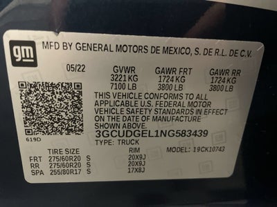 2022 Chevrolet Silverado 1500 LTZ