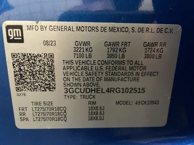 2024 Chevrolet Silverado 1500 ZR2