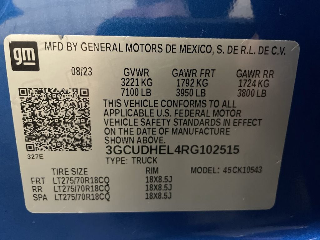 2024 Chevrolet Silverado 1500 ZR2