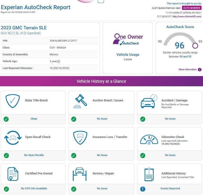 2023 GMC Terrain SLE