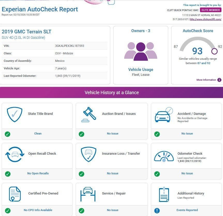 2019 GMC Terrain SLT