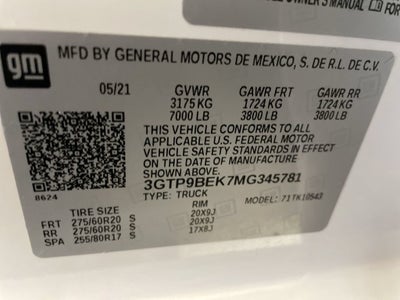 2021 GMC Sierra 1500 SLE