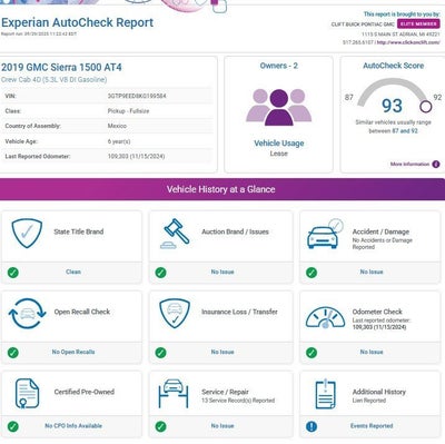 2019 GMC Sierra 1500 AT4