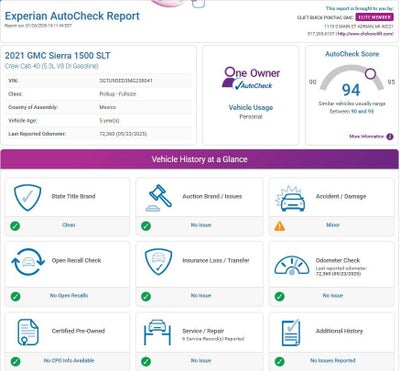 2021 GMC Sierra 1500 SLT