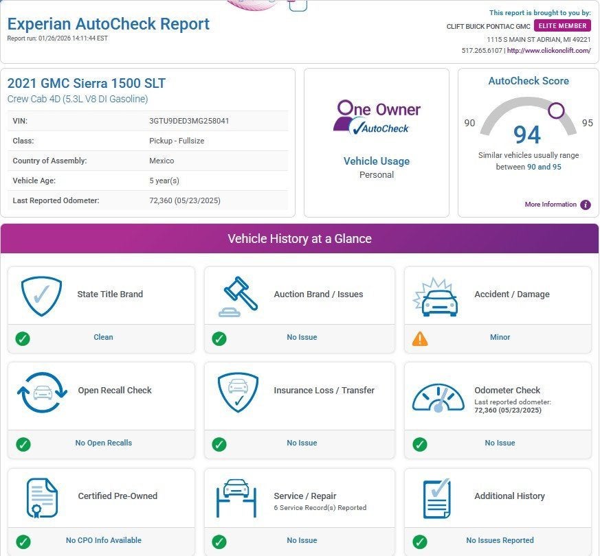2021 GMC Sierra 1500 SLT