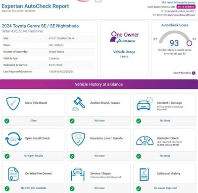 2024 Toyota Camry SE