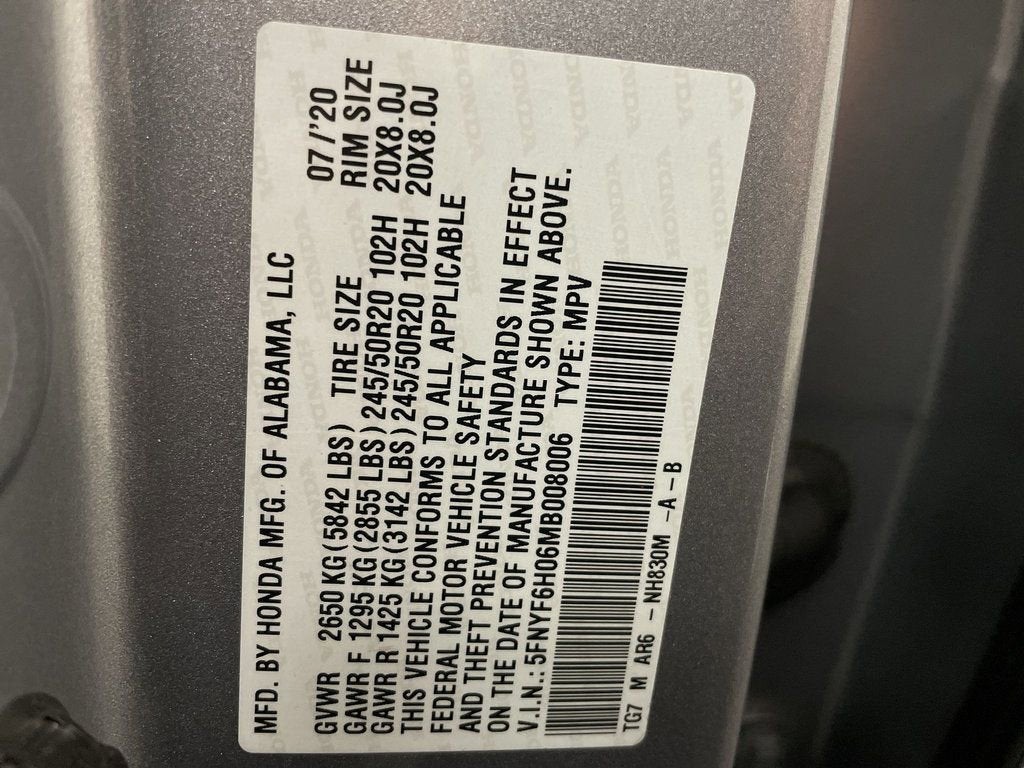 2021 Honda Pilot AWD Elite