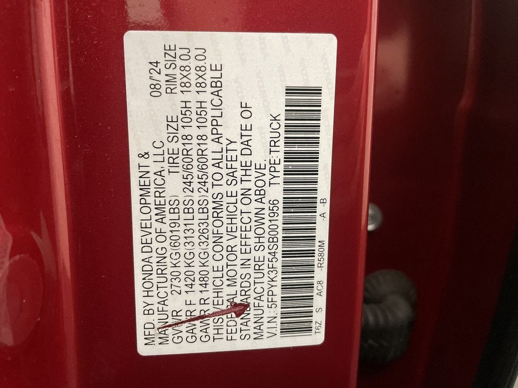 2025 Honda Ridgeline RTL