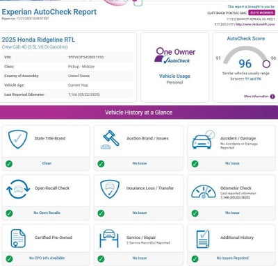 2025 Honda Ridgeline RTL