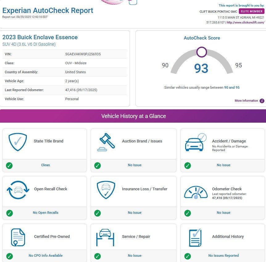 2023 Buick Enclave Essence