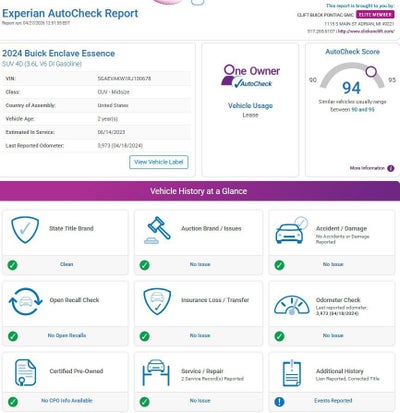 2024 Buick Enclave Essence