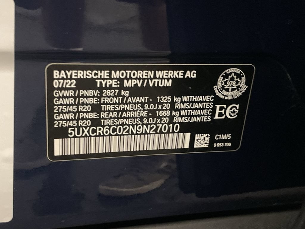 2022 BMW X5 xDrive40i