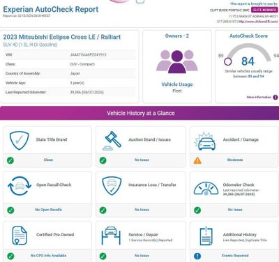 2023 Mitsubishi Eclipse Cross Ralliart S-AWC