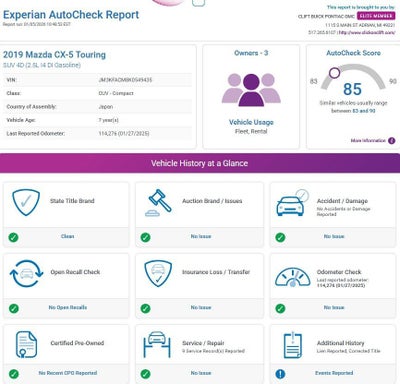 2019 Mazda Mazda CX-5 Touring