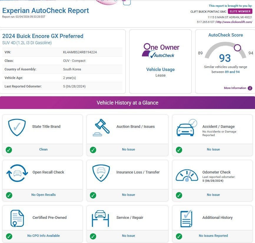 2024 Buick Encore GX Preferred