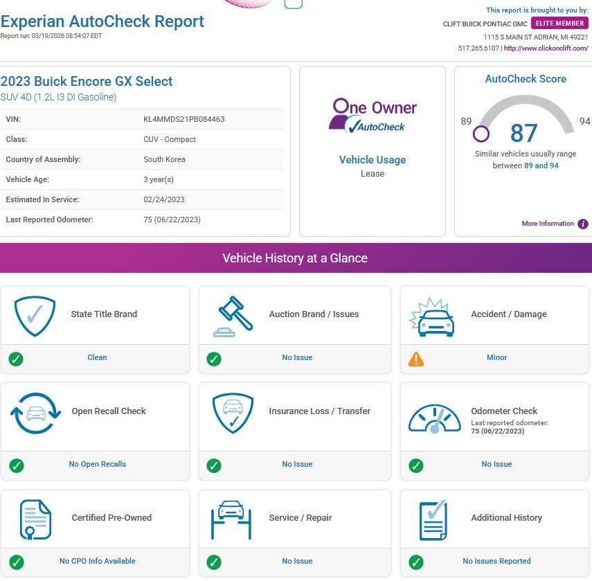 2023 Buick Encore GX Select