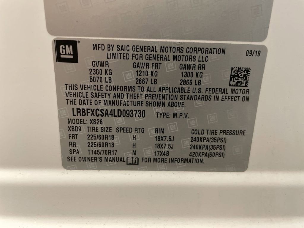 2020 Buick Envision Essence Group