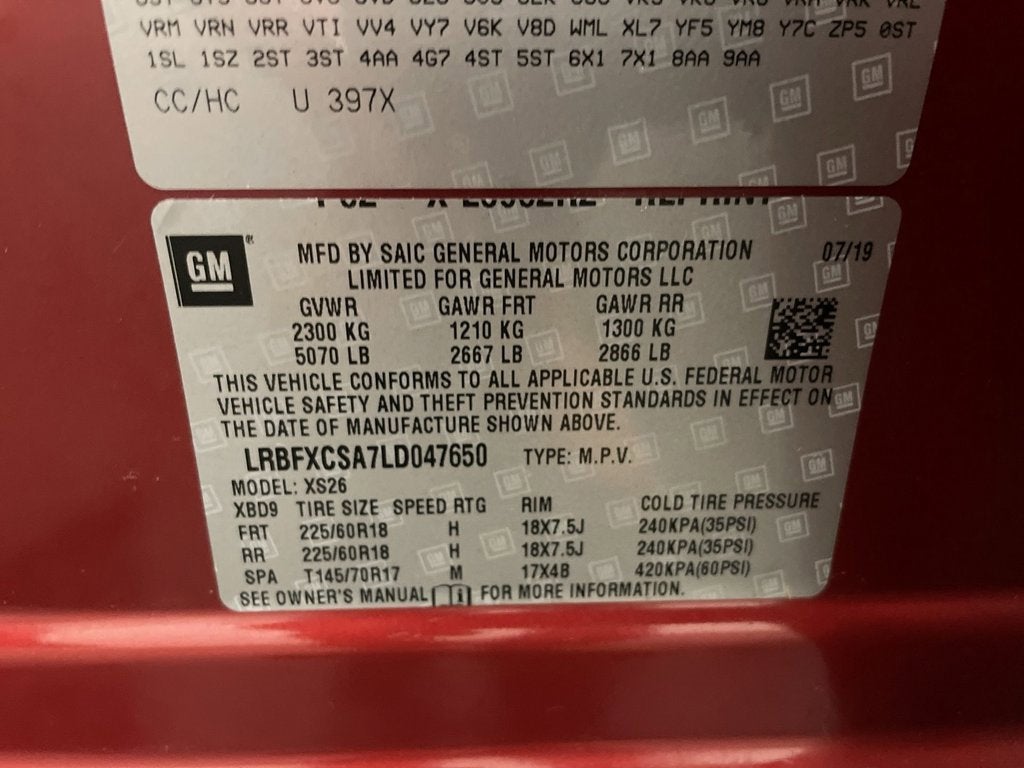 2020 Buick Envision Essence Group