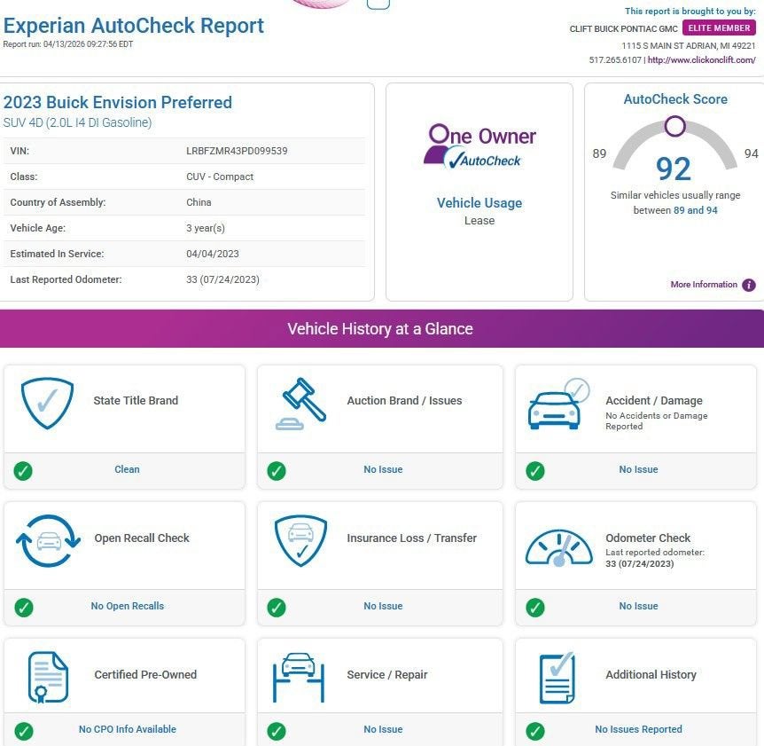 2023 Buick Envision Preferred