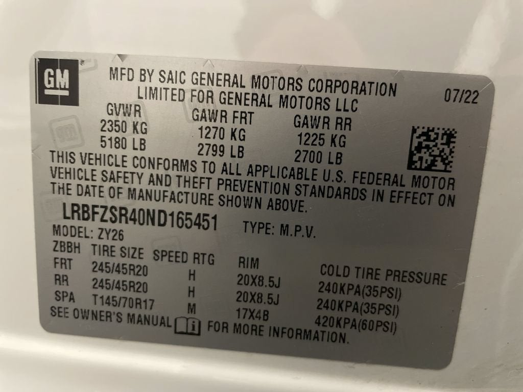 2022 Buick Envision Avenir