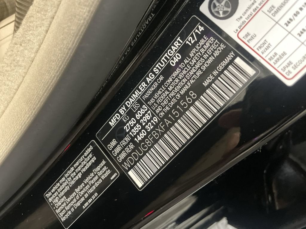 2015 Mercedes-Benz S 550 4MATIC®