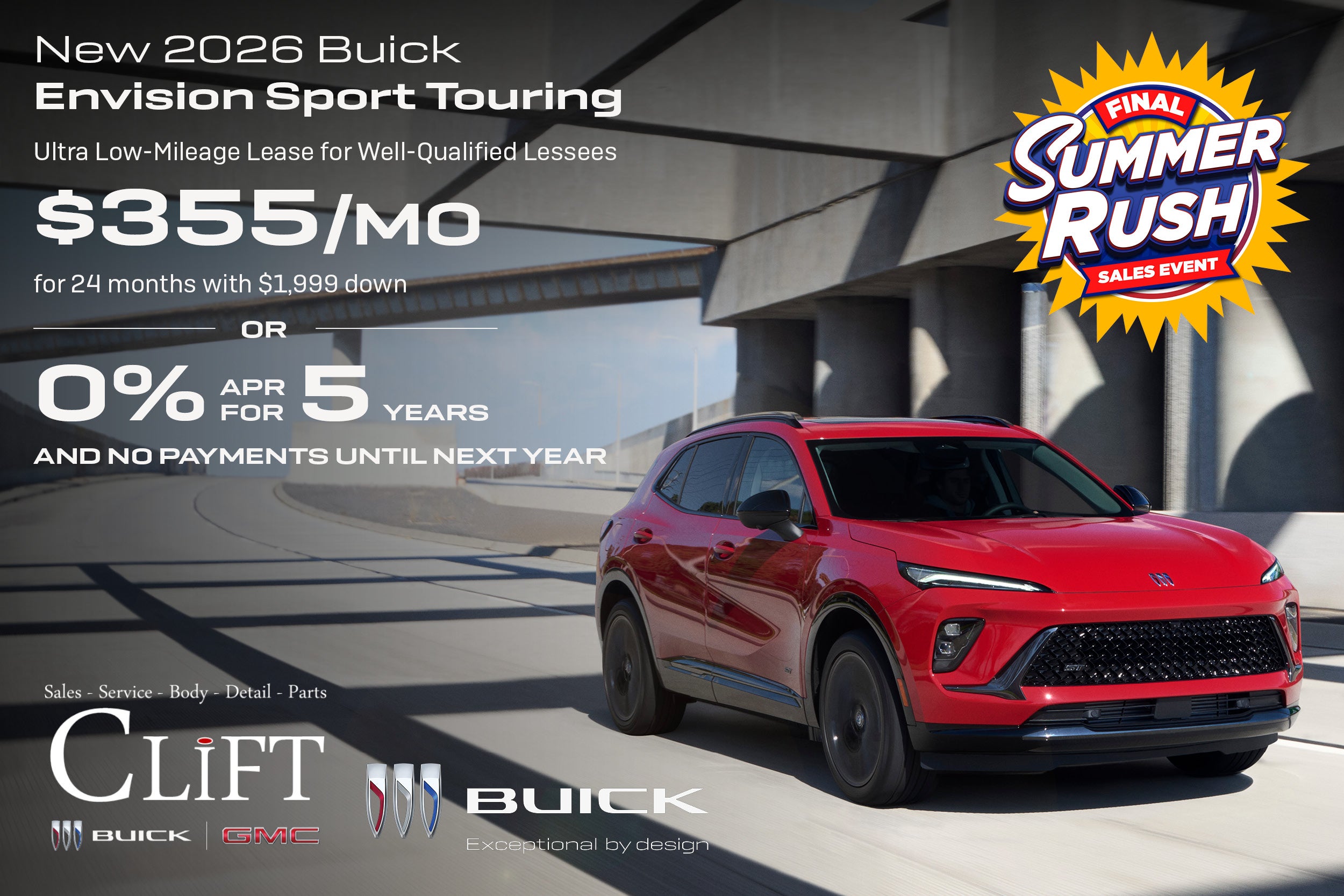 2026 Buick Envision Specials