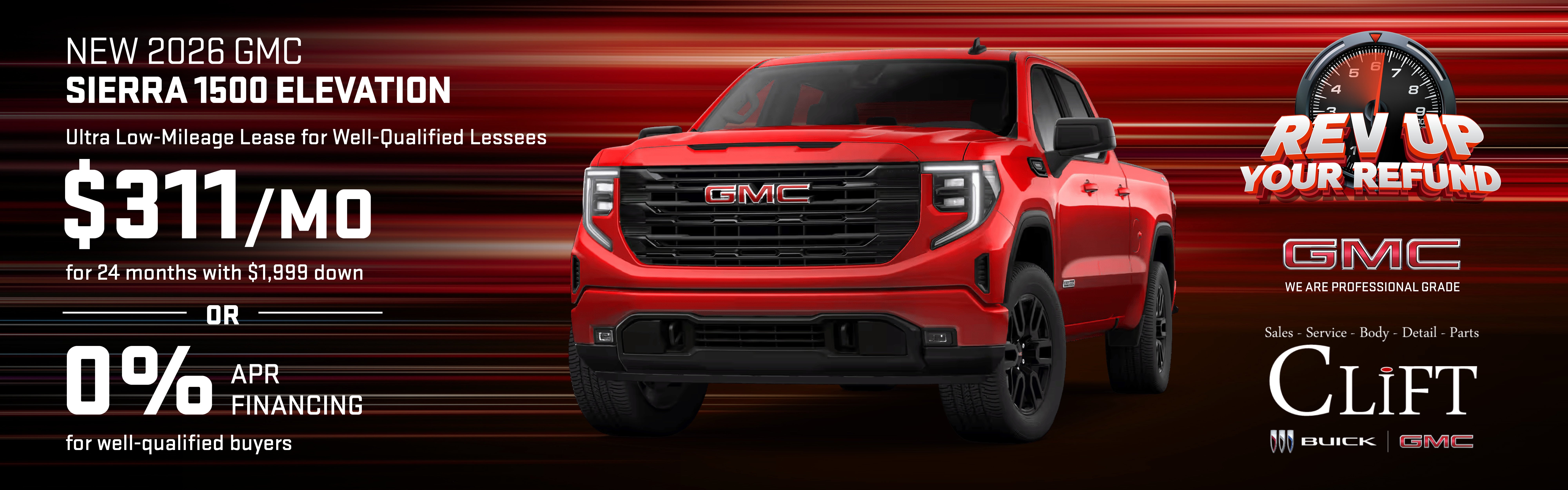 2026 GMC Sierra 1500 Lease Special