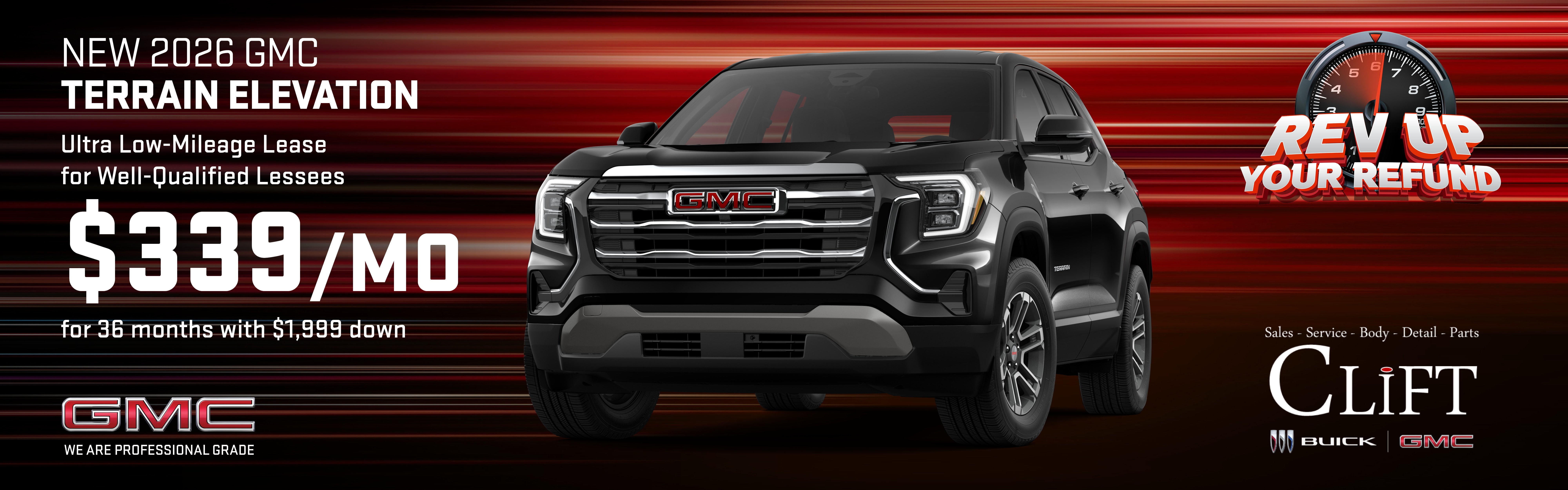 2026 GMC Terrain Lease Special