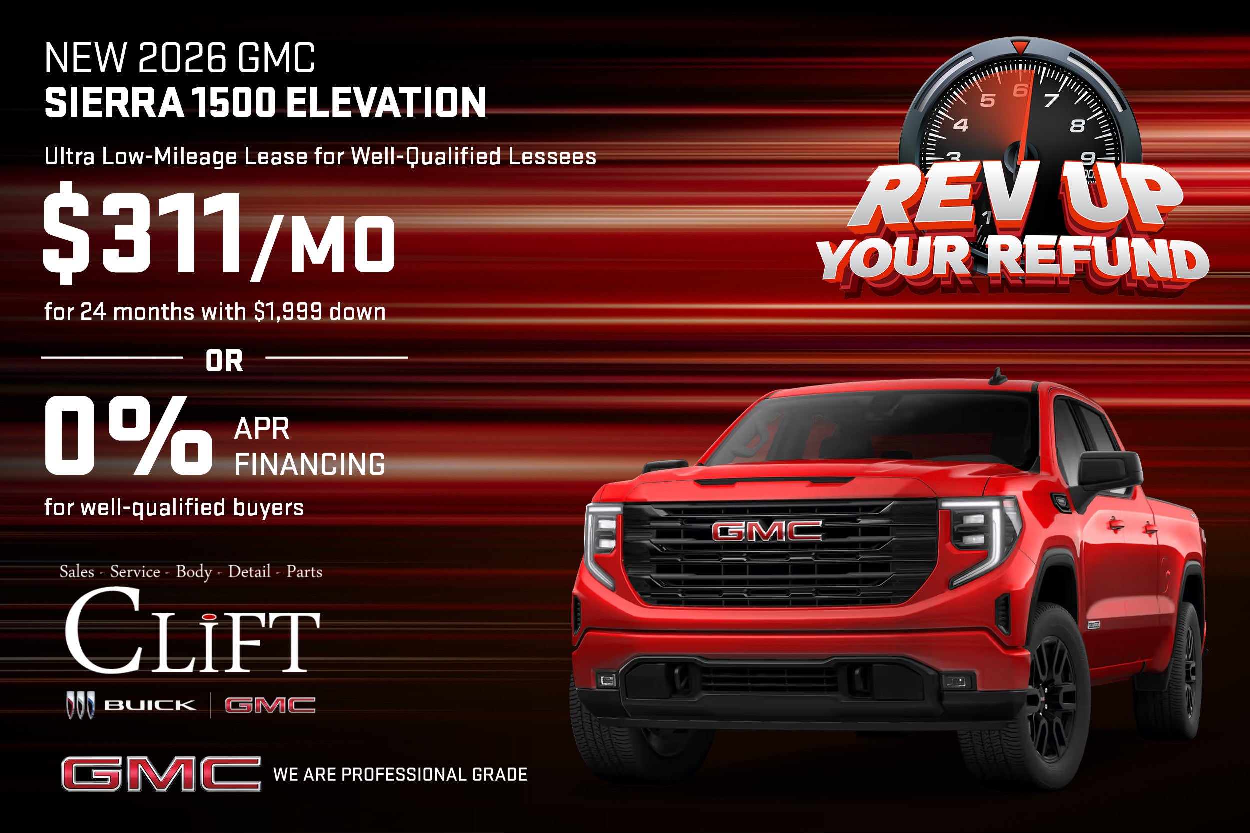 2026 GMC Sierra 1500 Lease Special