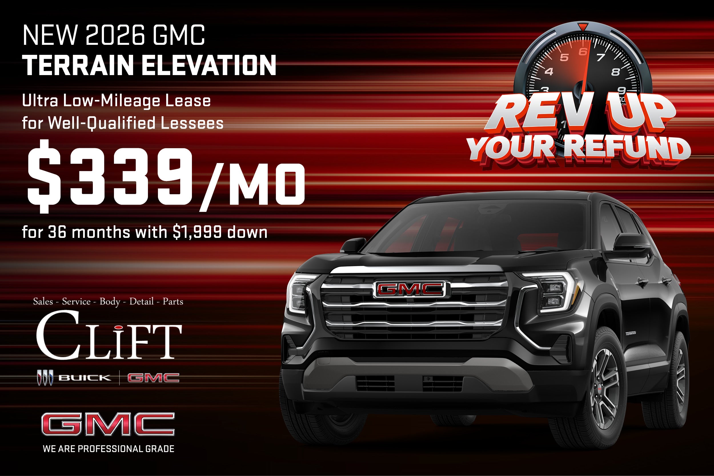 2026 GMC Terrain Lease Special