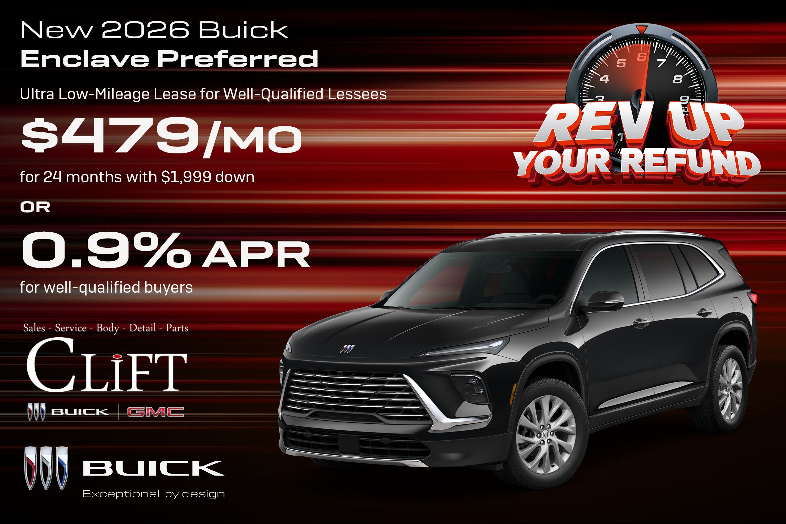 2026 Buick Enclave Lease Special