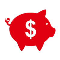 Illustration of a piggy bank