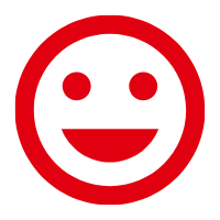 Illustration of a smiling face